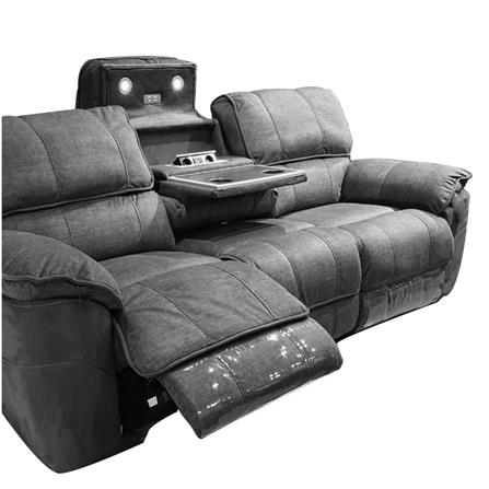 RECLINER 3 ที่นั่ง SB FURNITURE MARAGE สีเทา_1