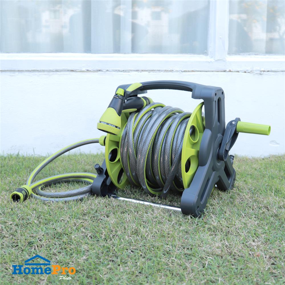 สายยางโรล SPRING SXG-11002 1/2 นิ้วX20 เมตร สีเขียว