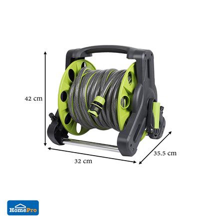 สายยางโรล SPRING SXG-11002 1/2 นิ้วX20 เมตร สีเขียว_9