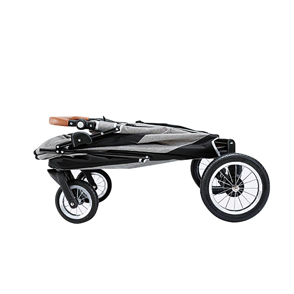 รถเข็นสัตว์เลี้ยง BELLO L01G สีเทา