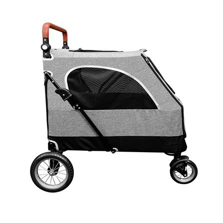 รถเข็นสัตว์เลี้ยง BELLO L01G สีเทา_1