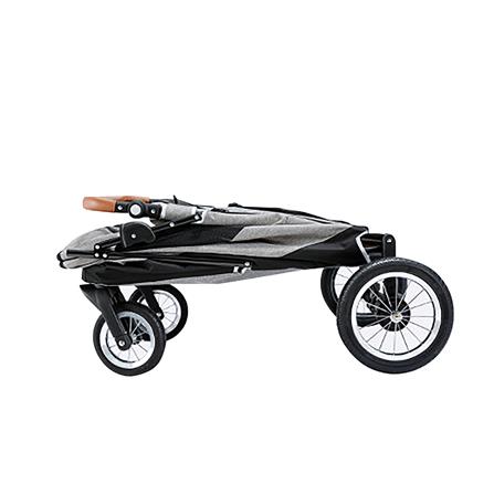 รถเข็นสัตว์เลี้ยง BELLO L01G สีเทา_3