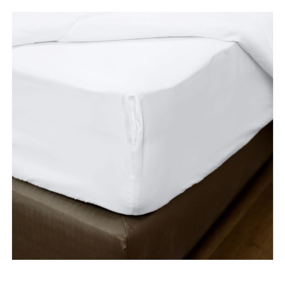 ชุดผ้าปูที่นอน 6 ฟุต 6 ชิ้น HOME LIVING STYLE CLINIC สีขาว