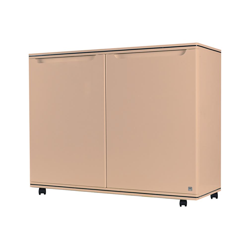 ตู้วางรองเท้า 4 ชั้น KING CURVE CREAM SAND สีครีม