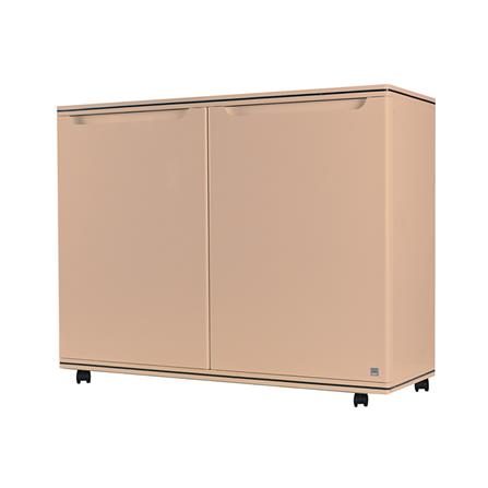 ตู้วางรองเท้า 4 ชั้น KING CURVE CREAM SAND สีครีม