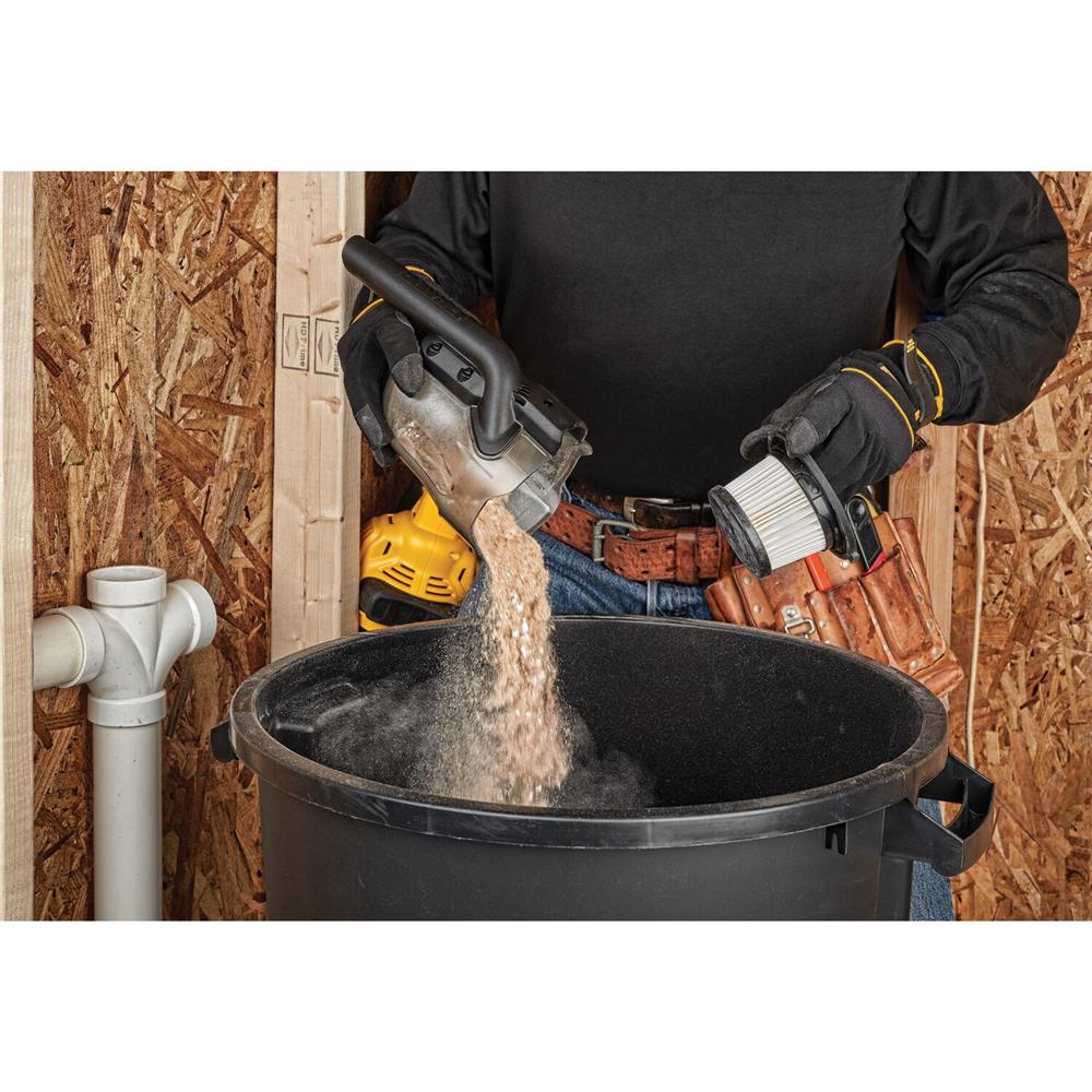 เครื่องดูดฝุ่นไร้สาย DEWALT 0.5 ลิตร (เฉพาะตัวเครื่อง) DCV501LN-B1 18 โวลต์