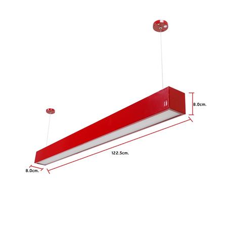 โคมติดลอย CARINI NY1X18RD 1X120 ซม. สีแดง_6