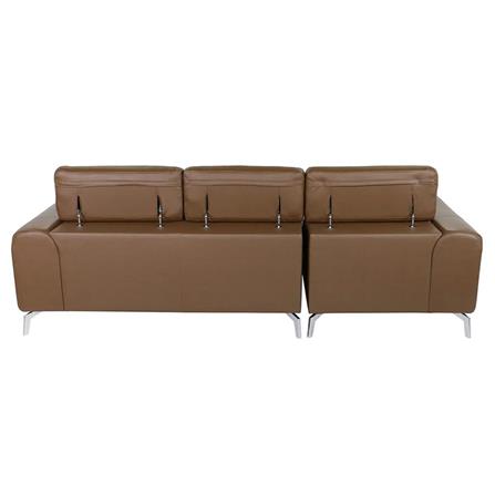 โซฟาเข้ามุมซ้าย SB FURNITURE GURIN 2 สีน้ำตาล_3