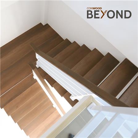 ไม้บันได CONWOOD 10 นิ้ว 25X120X2.50 ซม. สีสักอำพัน_4