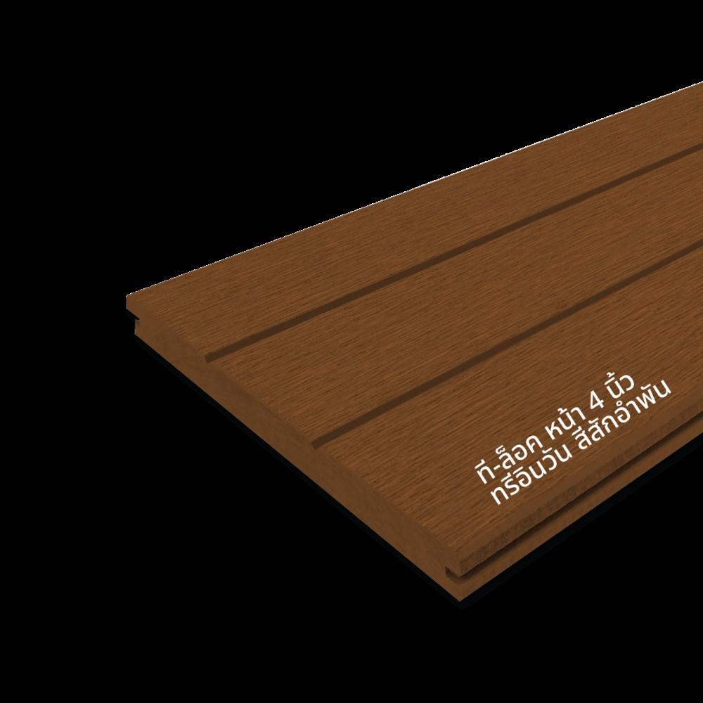 ไม้พื้น CONWOOD 3IN1 T-LOCK 30X305X2.5 ซม. สีสักอำพัน