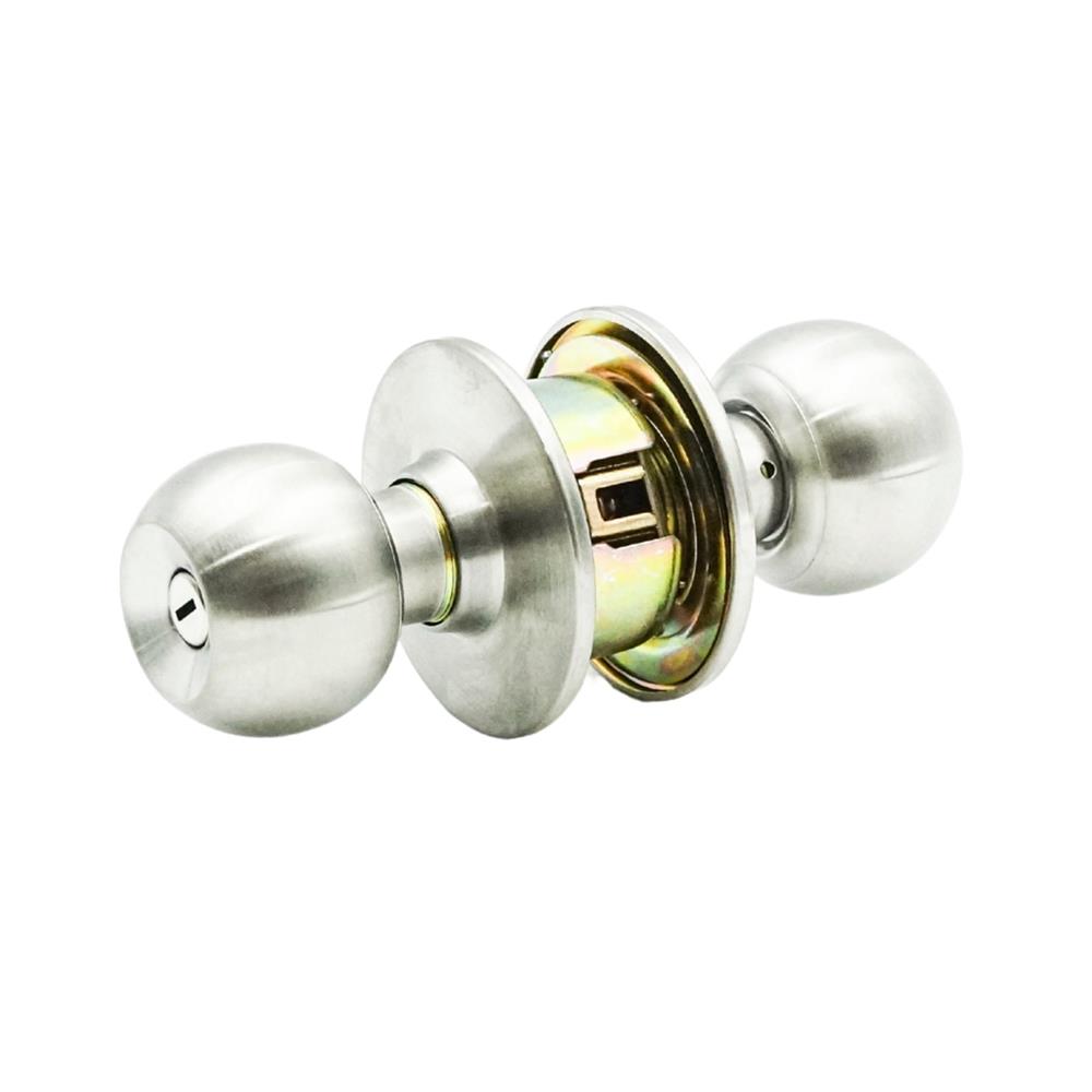 ลูกบิดประตู ห้องน้ำ หัวกลม YALE VCA5242US32D สีสเตนเลส