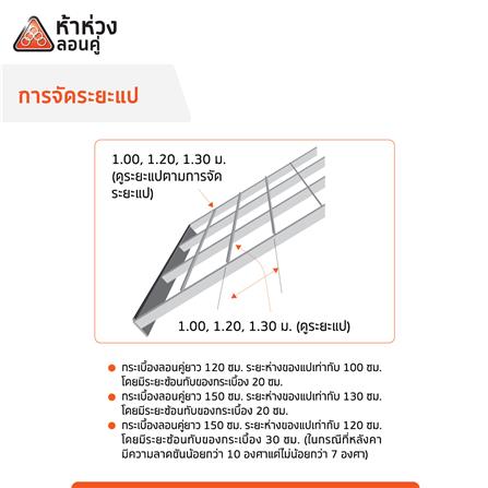 กระเบื้องหลังคาลอนคู่ ห้าห่วง 0.5x50x150 ซม. สีเทาโมเดิร์น รูฟ_5