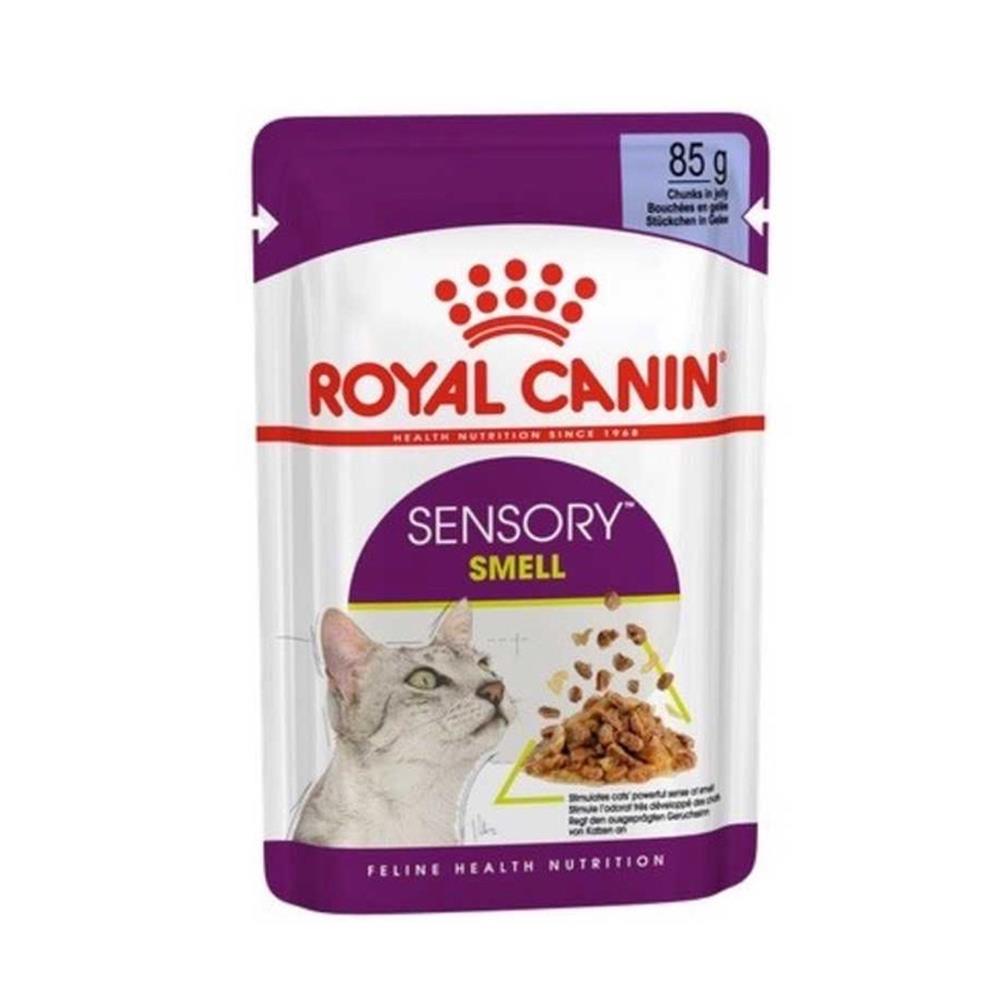 อาหารเปียกแมว ROYAL CANIN SENSORY SMELL JELLY 85 ก.