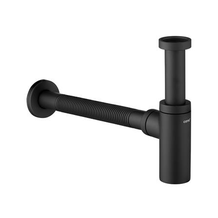 ท่อน้ำทิ้งอ่างล้างหน้ากระปุก COTTO CT6814AXBL(HM) 32 ซม. แบบปรับท่อได้_0