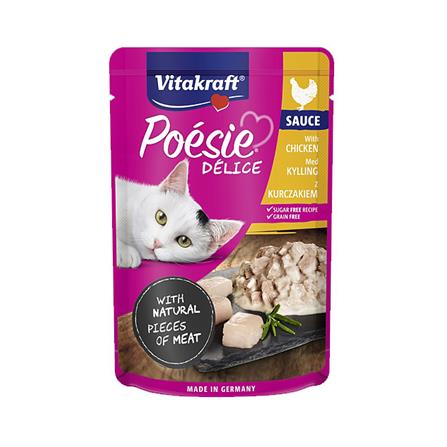 อาหารเปียกแมว VITAKRAFT POESIE DELICE CHICKEN 85 ก._0