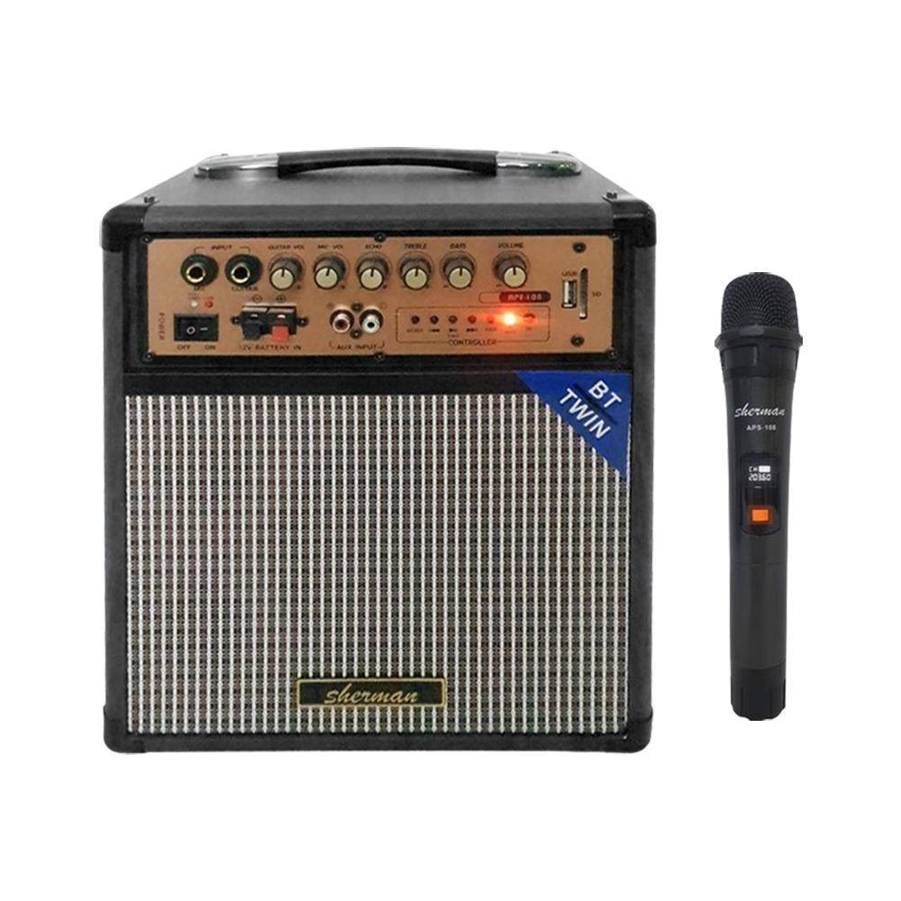 ลำโพงบลูทูธพร้อมไมค์ Sherman APS-108