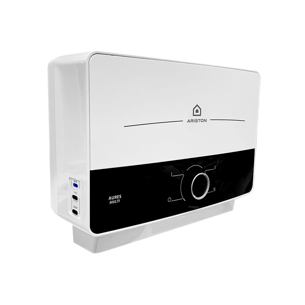 เครื่องทำน้ำร้อน ARISTON AURES ME 6000 วัตต์ สีขาว/ดำ