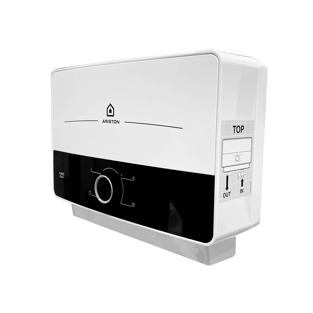 เครื่องทำน้ำร้อน ARISTON AURES ME 6000 วัตต์ สีขาว/ดำ