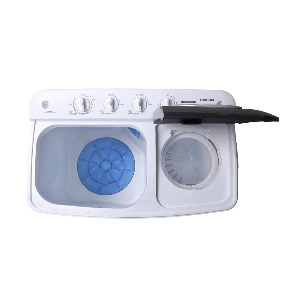 เครื่องซักผ้า 2 ถัง TOSHIBA VH-L150MT 14 กก. สีขาว