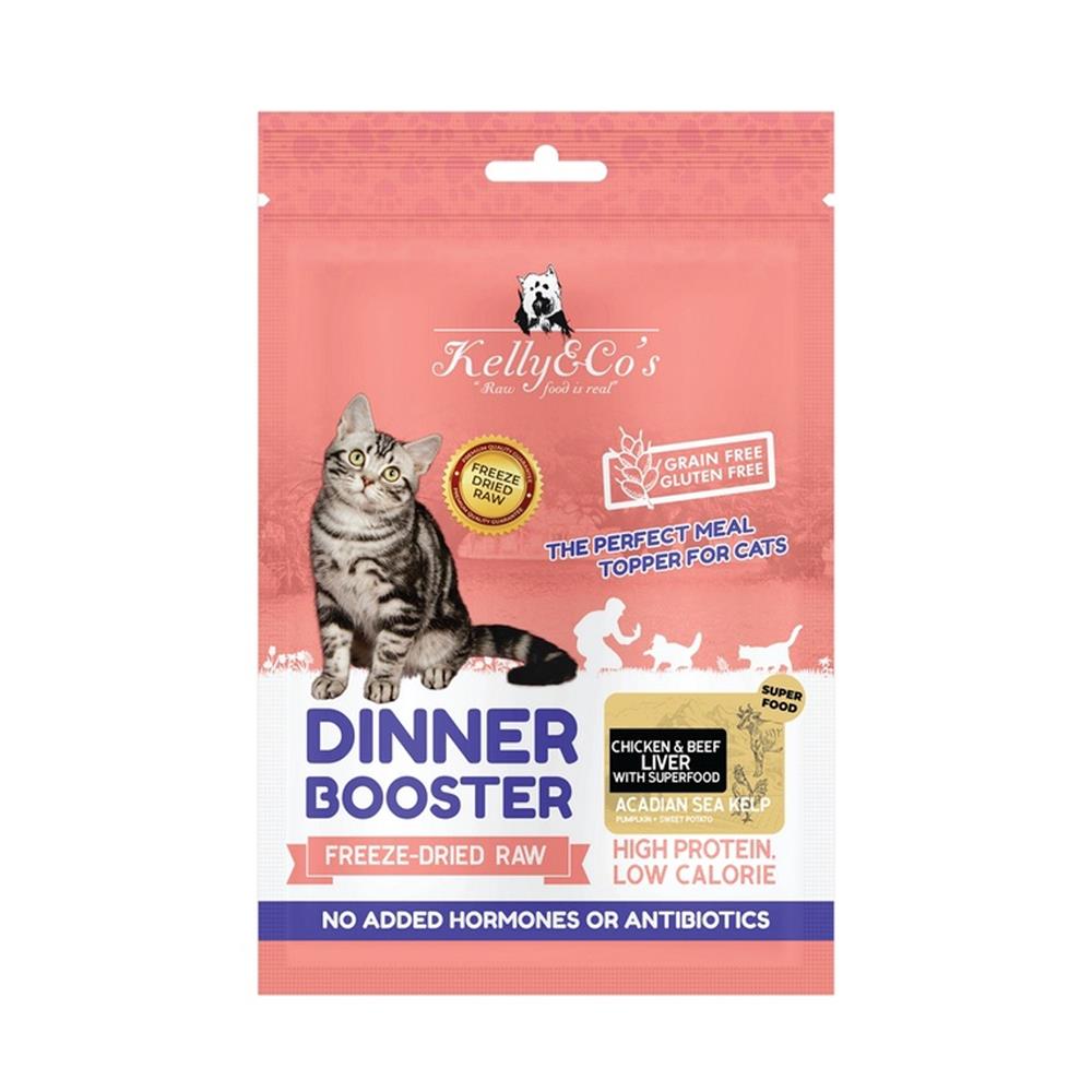 ผงโรยอาหารแมว KELLY&CO DINNER BOOSTER GOLD CHICKEN BEEF LIVER 50 ก.