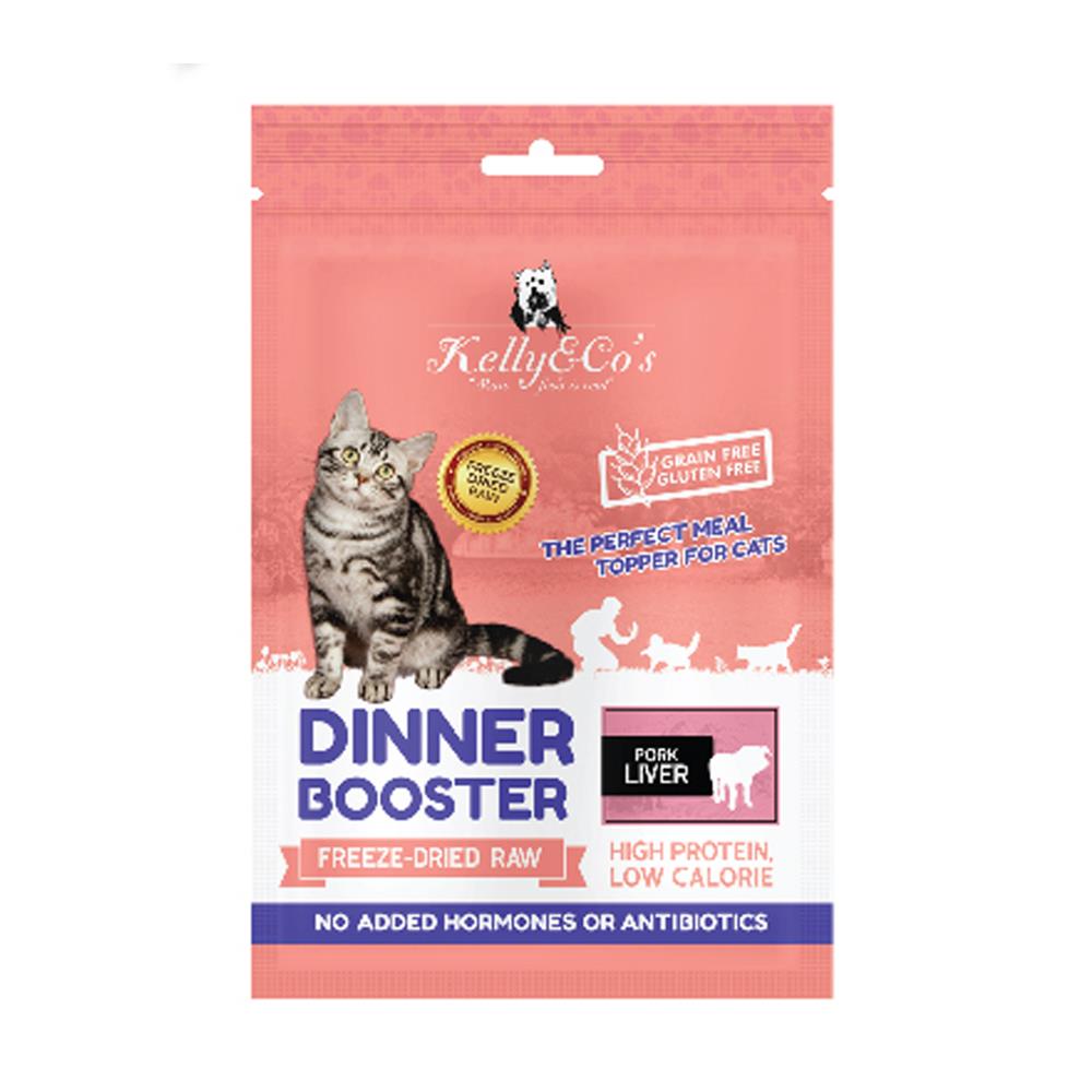 ผงโรยอาหารแมว KELLY&CO DINNER BOOSTER PORK LIVER 50 ก.
