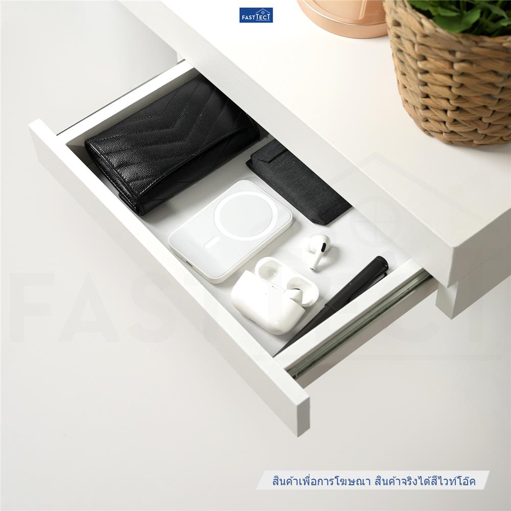 หิ้งพระติดผนัง 2 ลิ้นชัก FASTTECT SD2-2409-P สีไวท์โอ๊ค