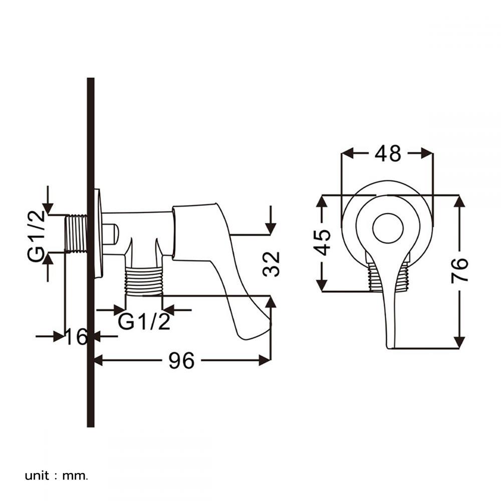 วาล์วฝักบัว 1 ทาง BEN BN 4994-VALVE