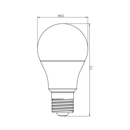 หลอด LED SHINING 11 วัตต์ DAYLIGHT E27 แพ็ก 6 ชิ้น_5