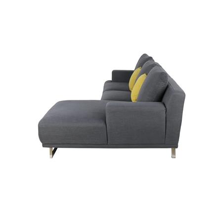 โซฟาเข้ามุมขวา SB FURNITURE GIRLY LA1502-16 สีเทาเข้ม_1