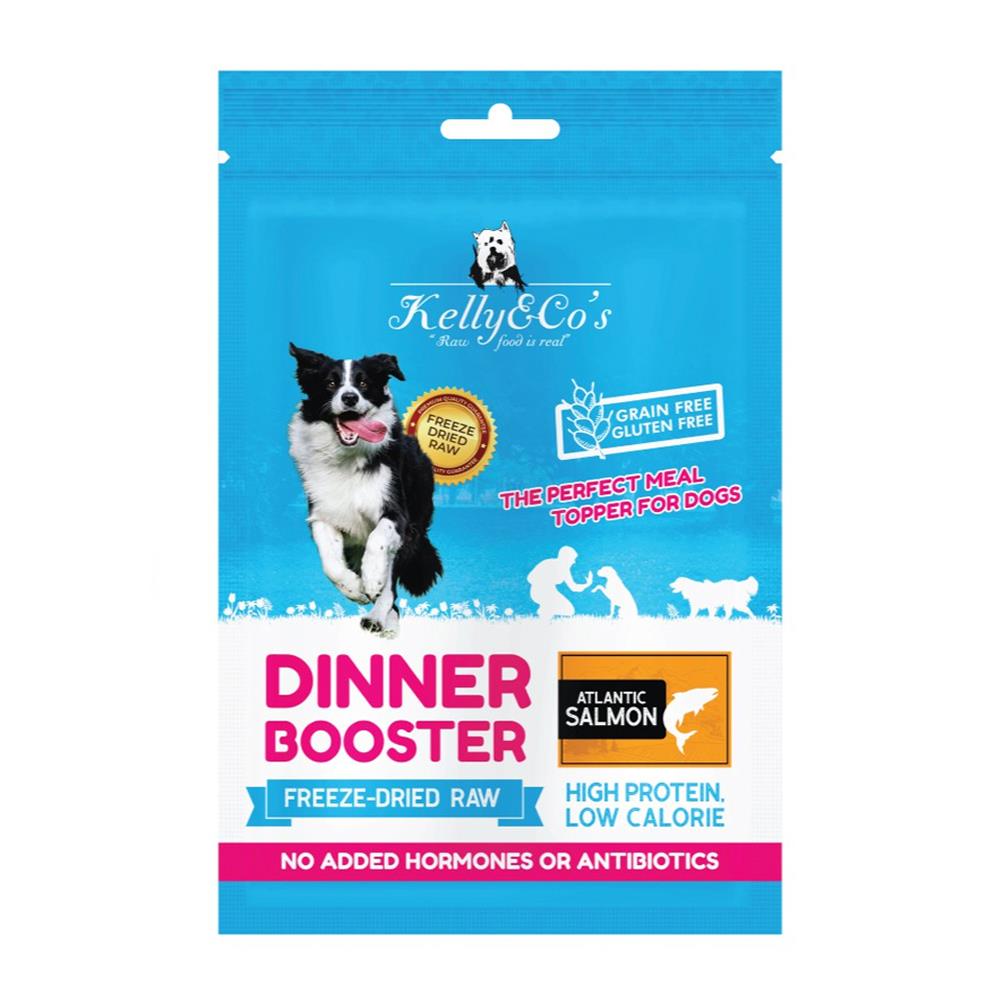 ผงโรยอาหารสุนัข KELLY&CO DINNER BOOSTER SALMON 50 ก.