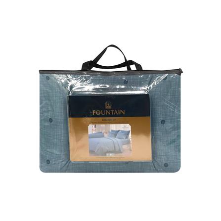 ชุดผ้าปูที่นอน 6 ฟุต 6 ชิ้น FOUNTAIN PRINTED 70209-FT072_3