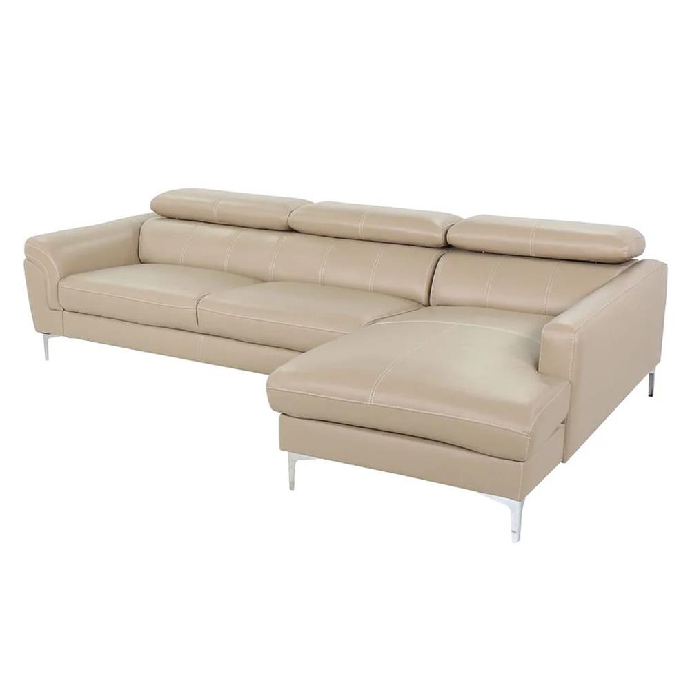 โซฟาเข้ามุมขวา SB FURNITURE GEEZER สีน้ำตาลอ่อน