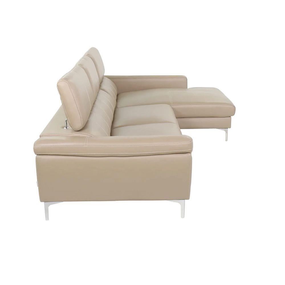 โซฟาเข้ามุมขวา SB FURNITURE GEEZER สีน้ำตาลอ่อน