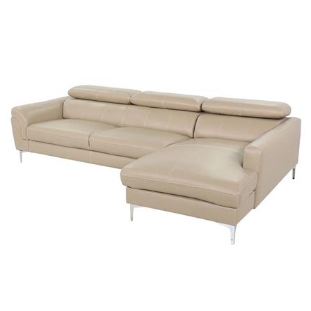 โซฟาเข้ามุมขวา SB FURNITURE GEEZER สีน้ำตาลอ่อน