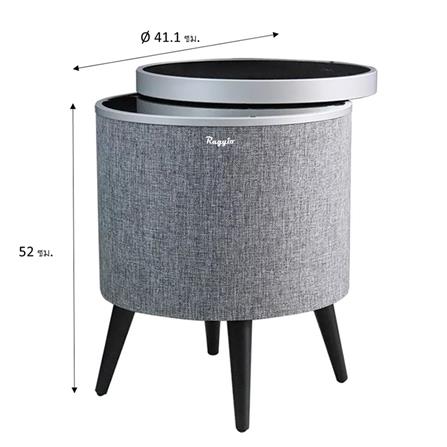 โต๊ะข้างอัจฉริยะ RAGGIO STC-420 สีดำ_4