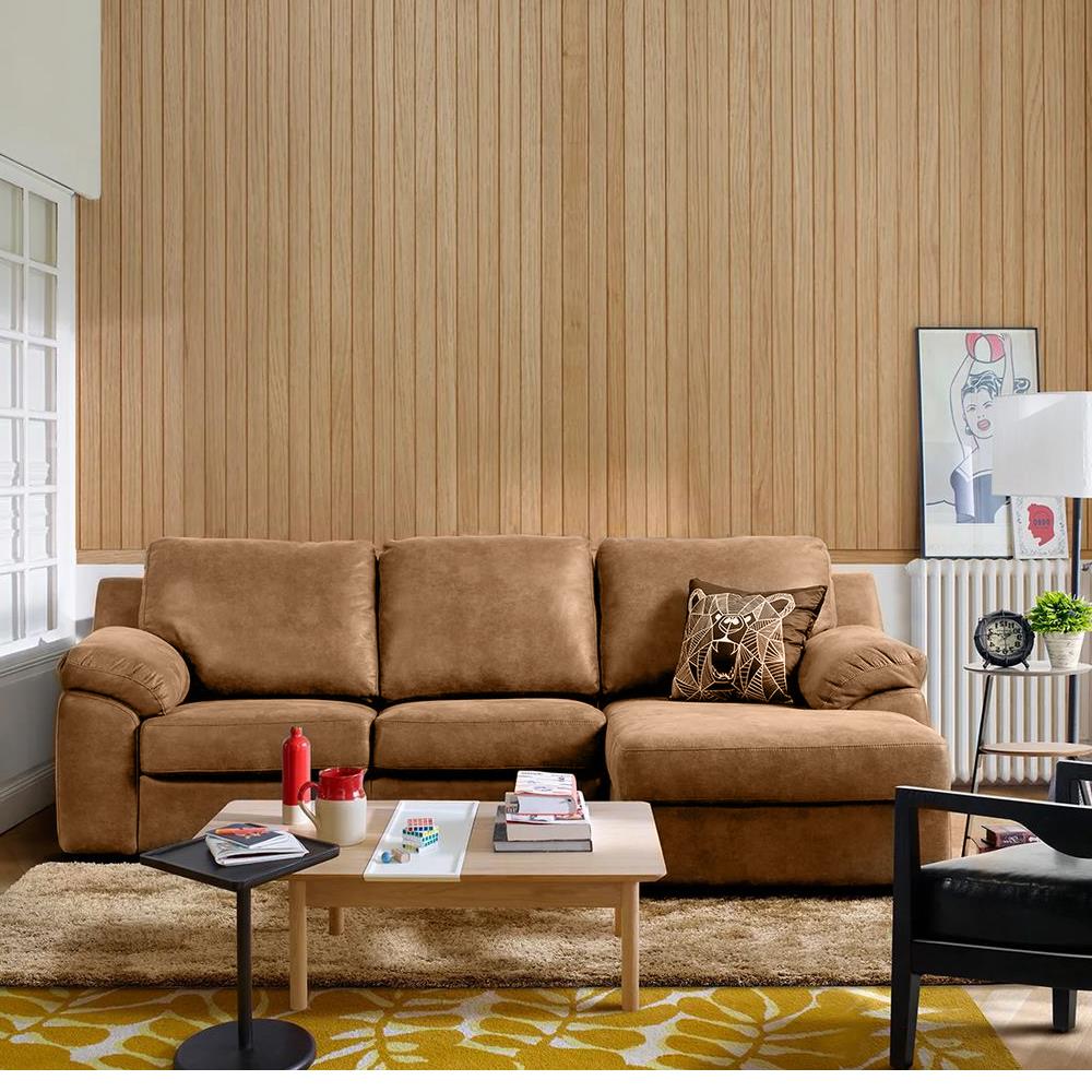 โซฟาเข้ามุมขวา SB FURNITURE MUTO 2 สีน้ำตาล