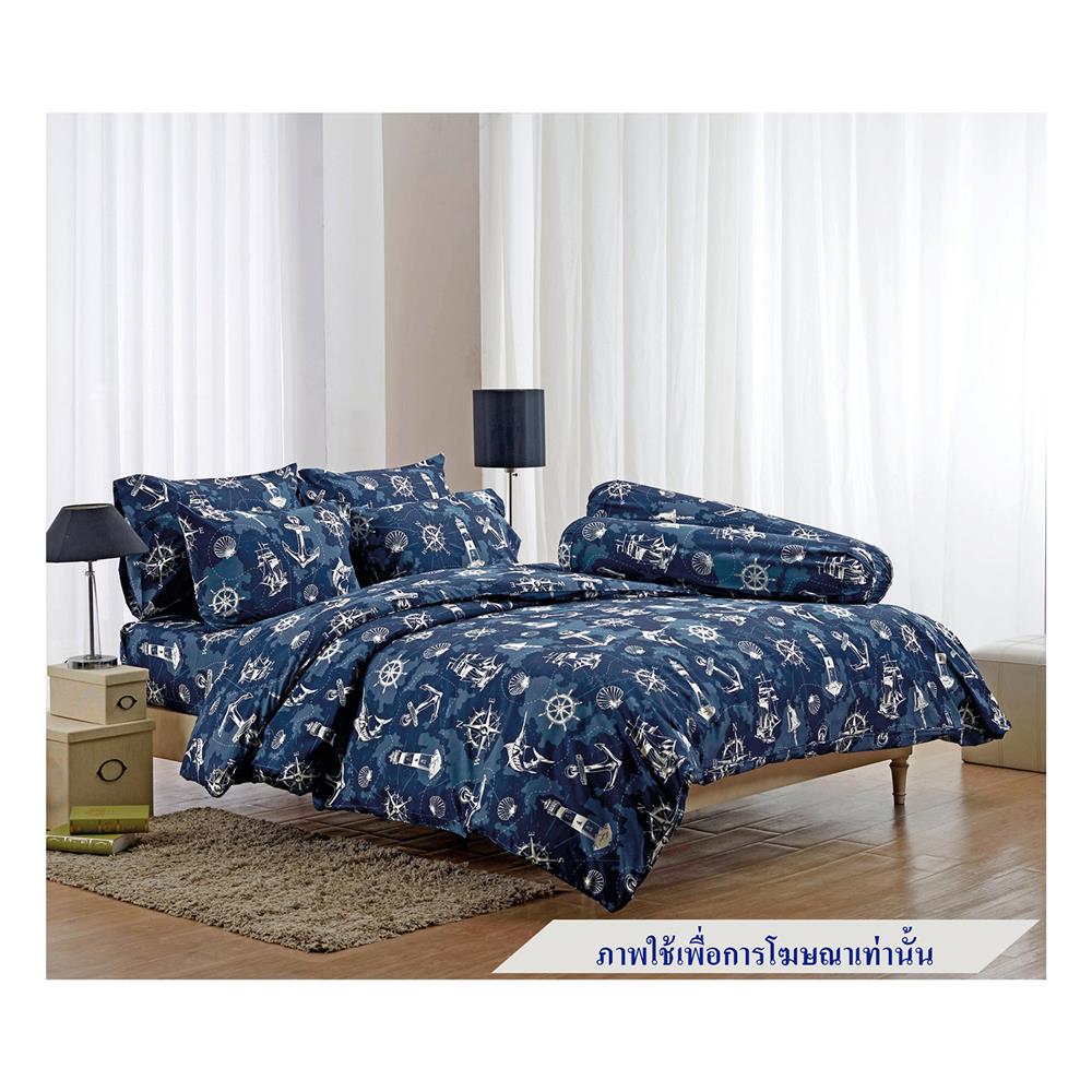 ชุดผ้าปูที่นอน 6 ฟุต 6 ชิ้น FOUNTAIN PRINTED 70209-FT063