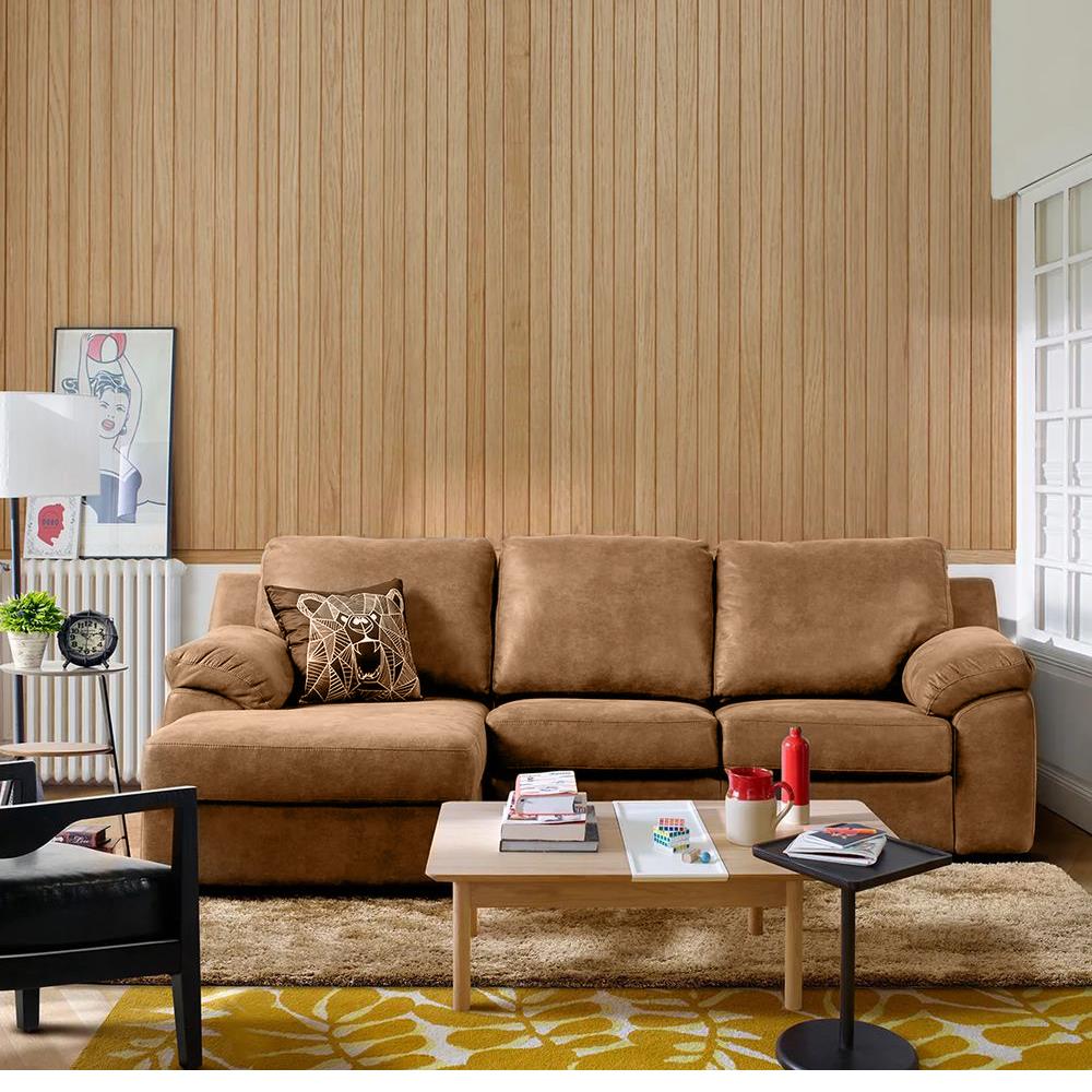 โซฟาเข้ามุมซ้าย SB FURNITURE MUTO 2 สีน้ำตาล