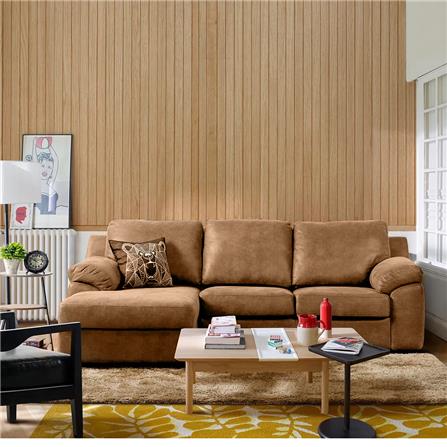 โซฟาเข้ามุมซ้าย SB FURNITURE MUTO 2 สีน้ำตาล_4