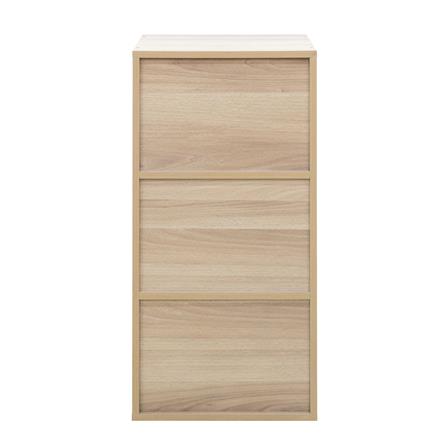 ตู้ล็อกเกอร์ 3 ช่อง FURDINI ANY 40 ซม. สีไวท์โอ๊ค_5