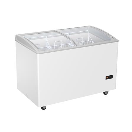 ตู้แช่แข็งฝากระจกโค้ง HAIER SD-517DP 12.9 คิว สีขาว_1