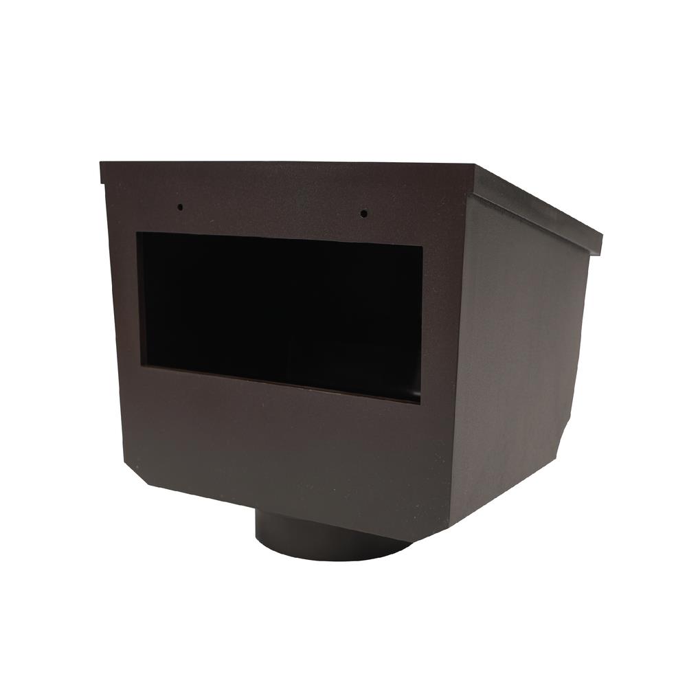 ชุดระบายน้ำระเบียงไวนิล SCG SMART สีน้ำตาลเข้ม