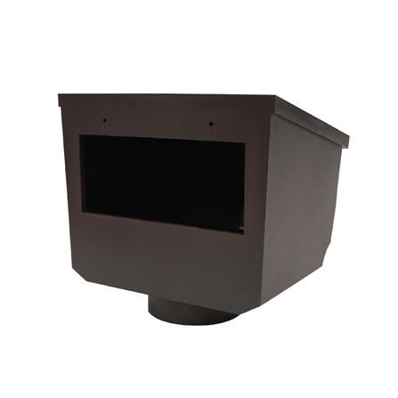 ชุดระบายน้ำระเบียงไวนิล SCG SMART สีน้ำตาลเข้ม_1