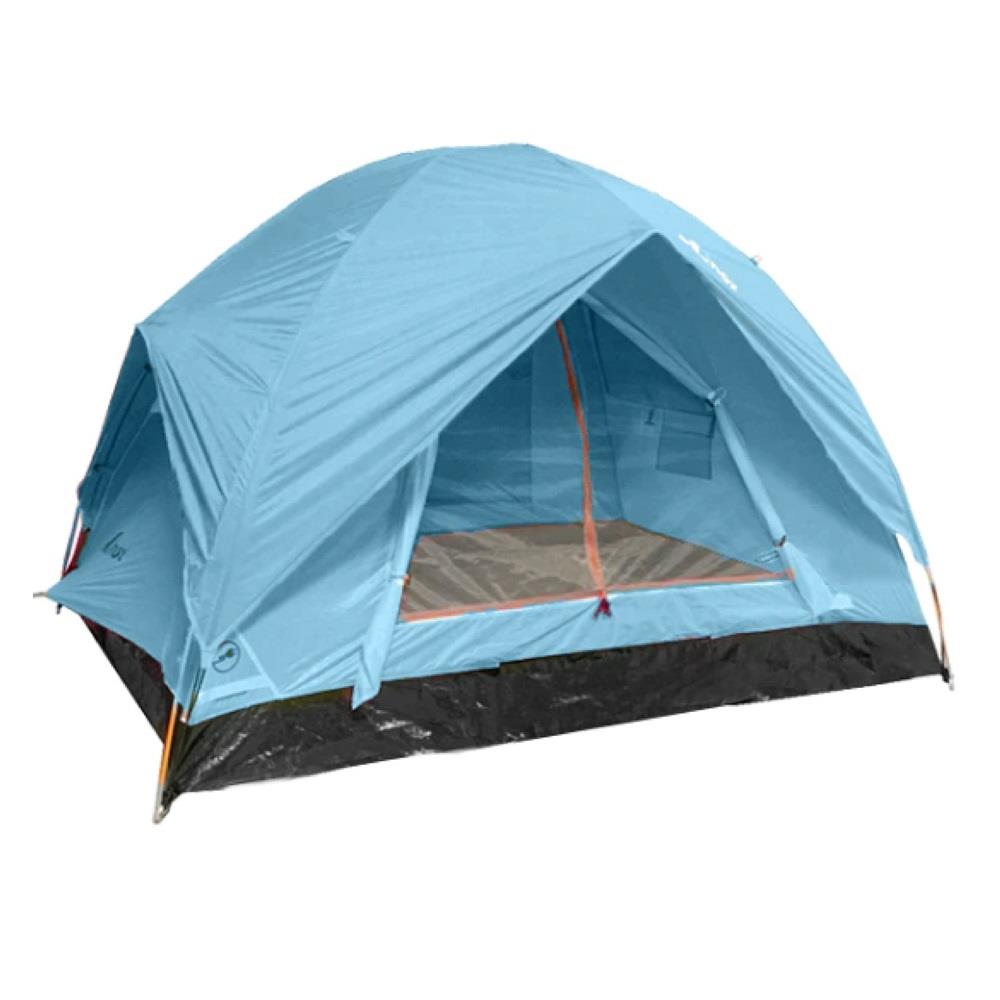 เต็นท์สำหรับ 5-6 คน EQNOX ECO DOME 5 สีฟ้าอ่อน