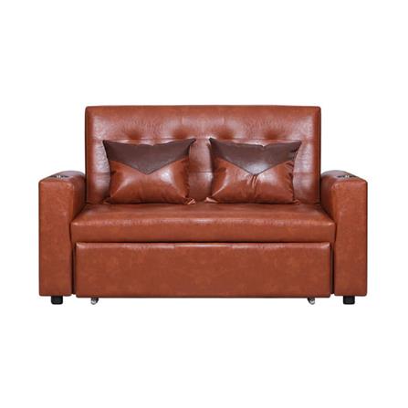 โซฟาเบด AS FURNITURE CHARLOTTE LBWB21 PVC สีน้ำตาลอ่อน