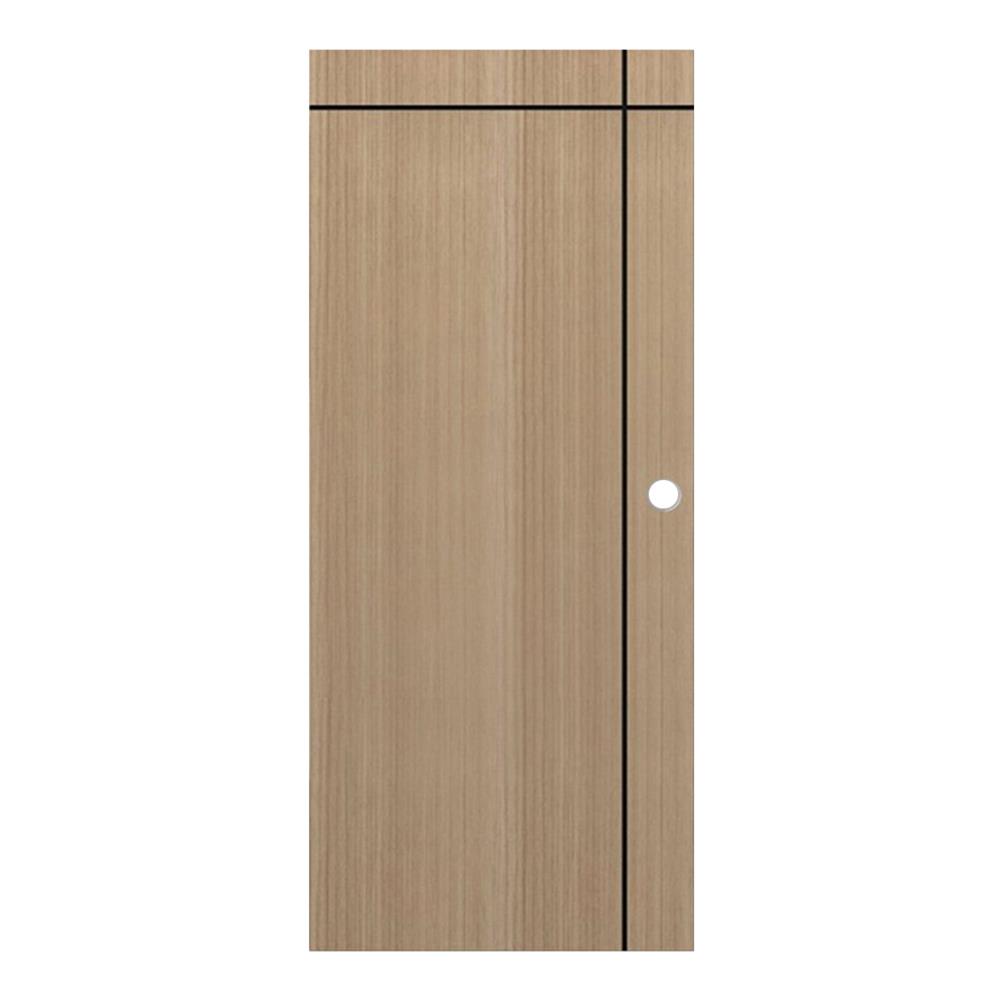 ประตูภายใน UPVC PARAZZO PUN06 90X200 ซม. สีบีช เจาะลูกบิด