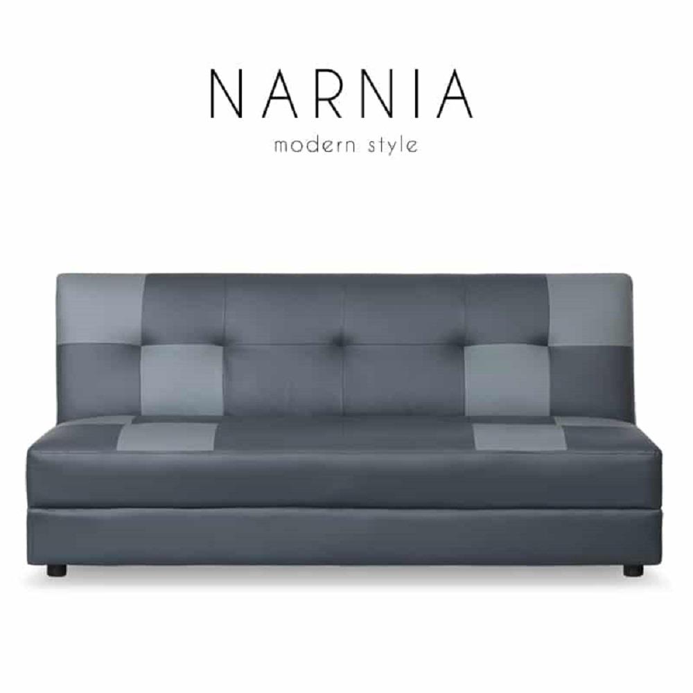 โซฟาเบด AS FURNITURE NARNIA PVC สีเทา