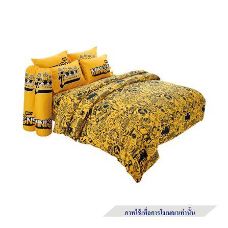 ชุดผ้าปูที่นอน 6 ฟุต 6 ชิ้น FOUNTAIN MINIONS 70209-FTC108