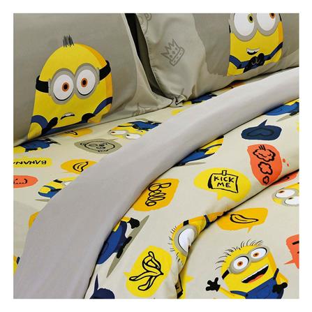 ชุดผ้าปูที่นอน 6 ฟุต 6 ชิ้น FOUNTAIN MINIONS 70209-FTC095_1