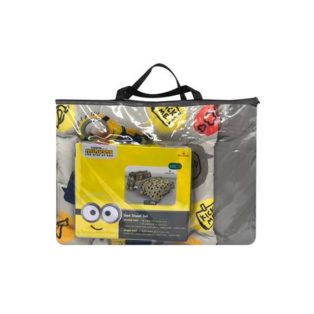 ชุดผ้าปูที่นอน 6 ฟุต 6 ชิ้น FOUNTAIN MINIONS 70209-FTC095_3